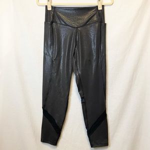 Victoria’s Secret PINK Black Shimmer Legging - M